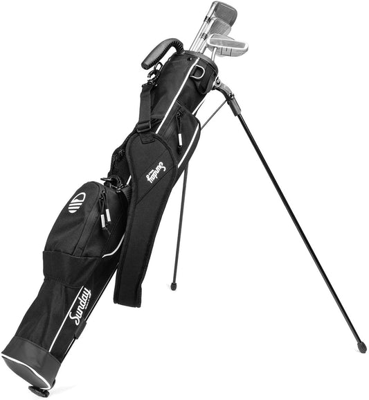 - Lightweight  Bag with Strap and Stand – Easy to Carry and Durable Pitch N Putt Golf Bag – Golf Stand Bag for the Driving Range, Par 3 and Executive Courses – 31.5 Inches Tall…